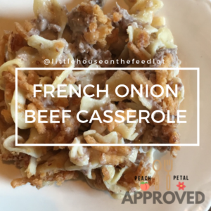 French Onion Beef Casserole